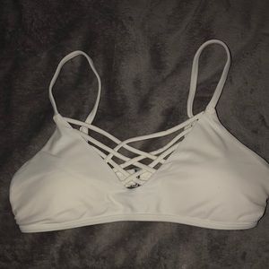White Hollister bikini top